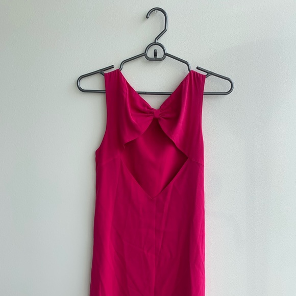 Alice + Olivia Crew Neck Shift Mini Dress Pink Size XS - Picture 3 of 6